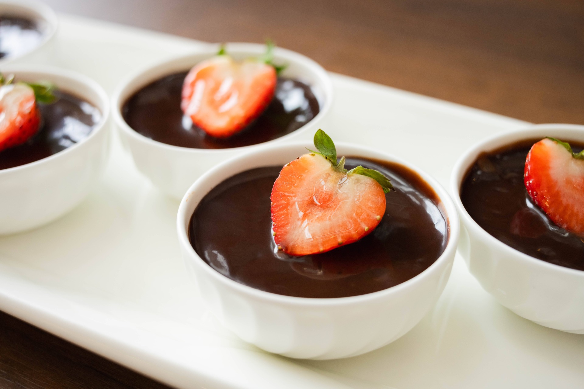 チョコレートプディングの写真